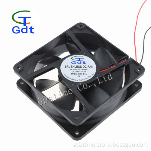 9225 3.5 Inch 12V 24V 48V DC Cooling Fan 92x92x38